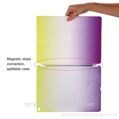 OEM/ODM manufacturer rainbow color case for ipad pro12.9